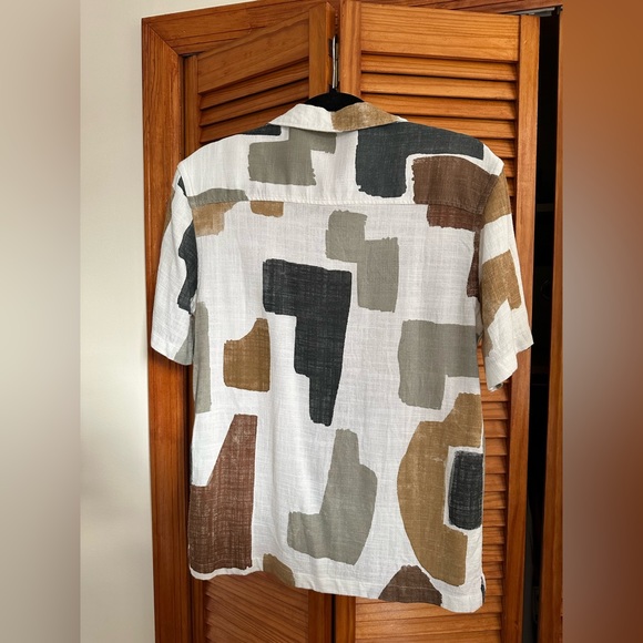 Zara Shirts Linen Zara Camp Collar Shirt Poshmark